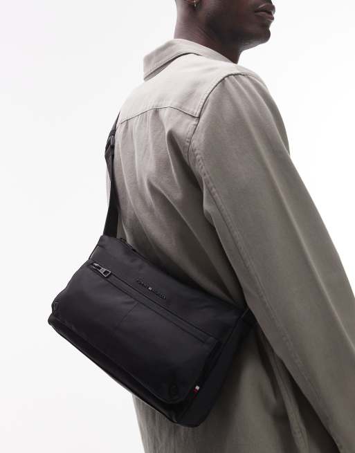 Tommy Hilfiger - Crossbody werktas in zwart