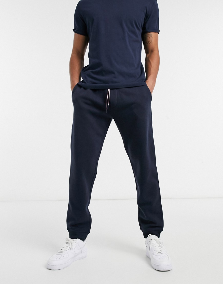 Tommy Hilfiger cuffed joggers-Navy