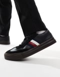 [Tommy Hilfiger] Tommy Hilfiger cupset sneakers in black with gum sole 40 Black