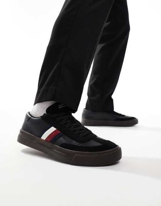 Tommy Hilfiger – Cupset - Svarta sneakers med gummisula, 5 av 5