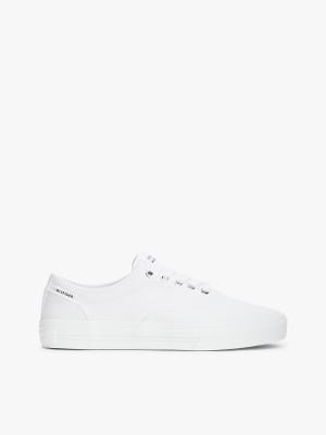Cupsole-Sneaker aus Canvas in Weiß Weiß 46