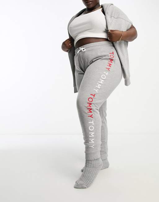 Tommy hilfiger discount track pants grey