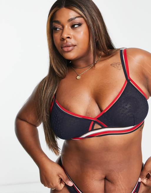 Tommy Hilfiger Underwear Bralette Bra in Navy