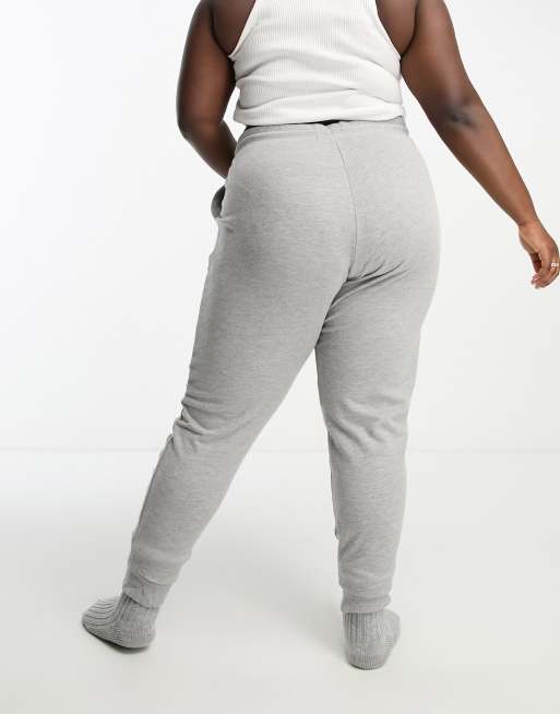 Tommy Hilfiger Curve - Pantalon de jogging confort - Gris moyen chiné, 3 de 4