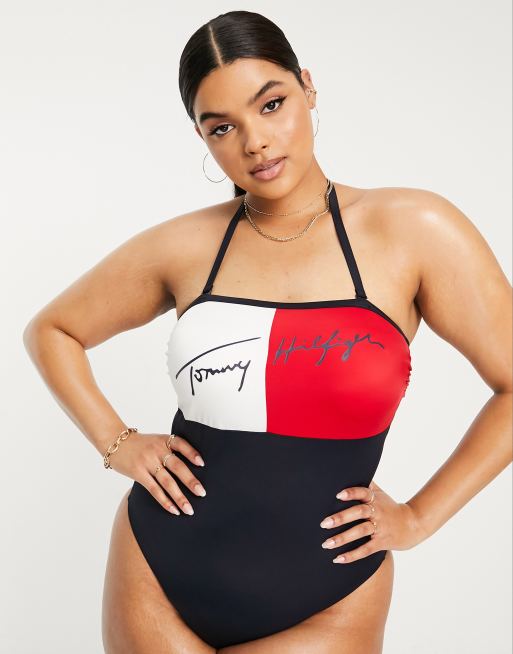 Two piece tommy 2025 hilfiger bathing suit