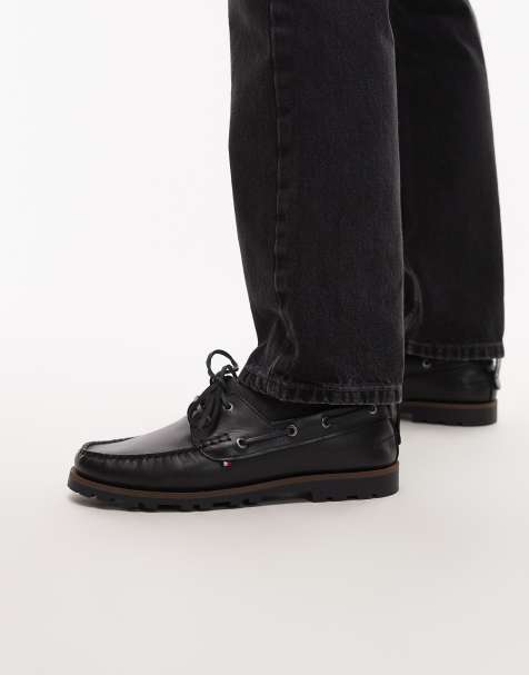 Tommy Hilfiger – Czarne buty żeglarskie - view 1