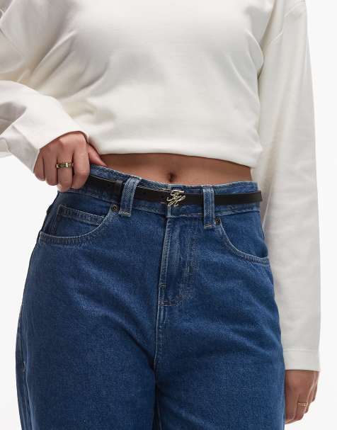 Tommy Hilfiger – Czarny pasek z logo - view 1
