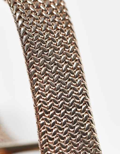 Tommy Hilfiger – Delphine – Armbanduhr mit Mesh-Armband in Roségold, 4 von 4