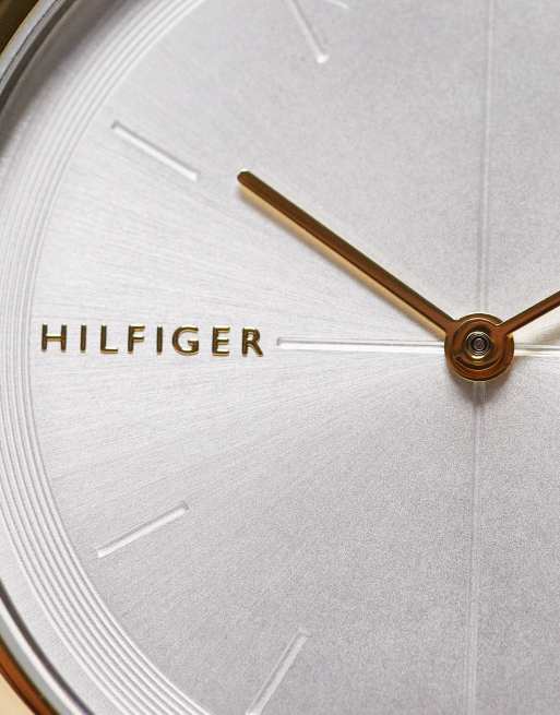 Tommy Hilfiger – Delphine – Armbanduhr mit Mesh-Armband in Silber, 3 von 4