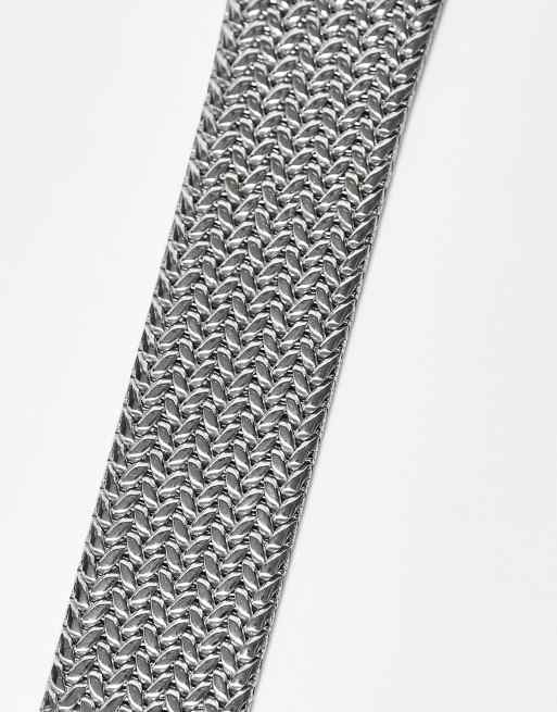 Tommy Hilfiger Delphine mesh strap watch in silver, 4 of 4