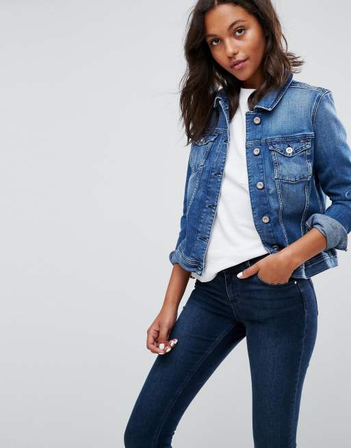 Tommy hilfiger clearance women's jean jacket