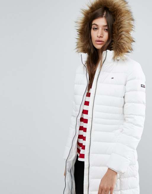 En Frente Estudiante Tommy Hilfiger Denim Down Padded Coat | ASOS