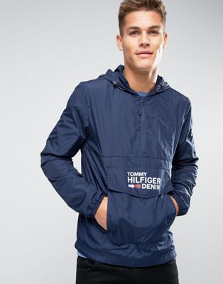 tommy jeans basic zip anorak