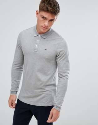 tommy hilfiger white long sleeve polo