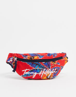 tommy hilfiger fanny pack red