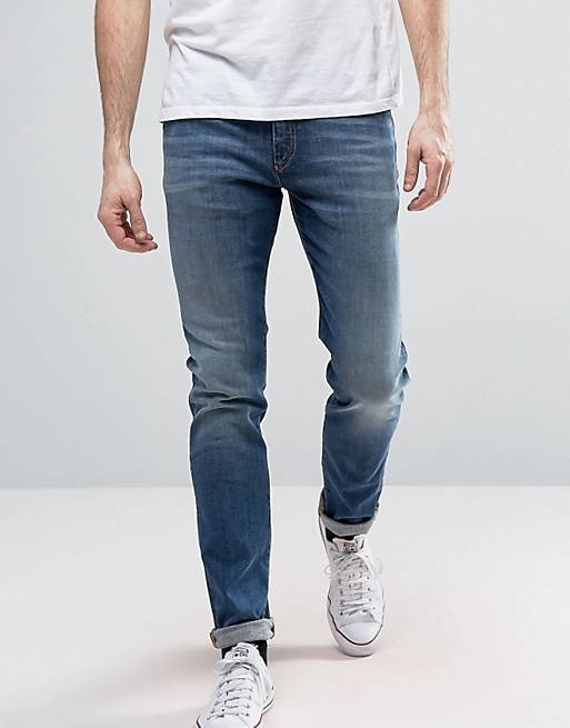 ik heb dorst materiaal Kritisch Tommy Hilfiger Denim Simon Skinny Jeans Dynamic Stretch In True Mid Wash |  ASOS