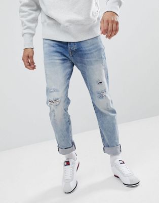 tommy ripped jeans