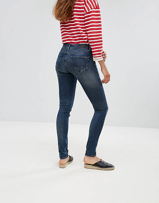 Tommy Denim Sophie Low Rise Ripped Skinny | ASOS