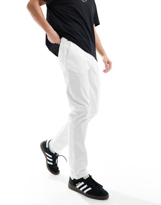 Tommy Hilfiger Denton 1985 Pantalon chino en coton Blanc