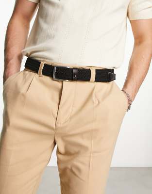 Tommy Hilfiger Denton 3.5 elastic belt in black - ASOS Price Checker