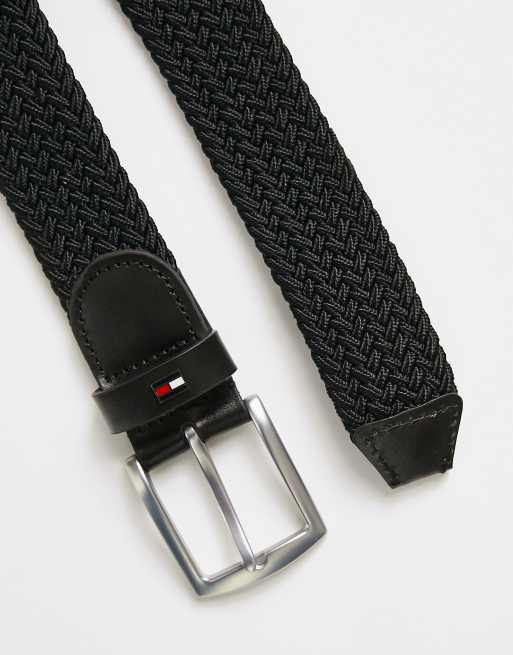 Black Belt HILFIGER LOOP BELT 3.5 REV Tommy Hilfiger, Belts black Belt  HILFIGER LOOP BELT 3.5 REV Tommy Hilfiger, Belts