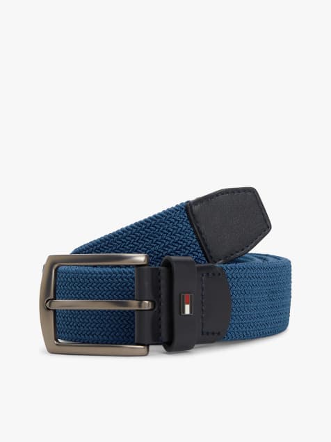 Tommy Hilfiger - Denton - Ceinture élastique en toile tressée - Bleu foncé - view 1