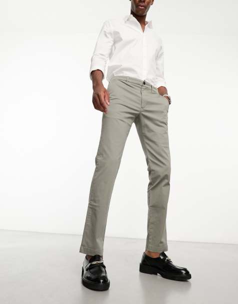 Tommy Hilfiger denton chino printed structure in hydrogen grey - view 1