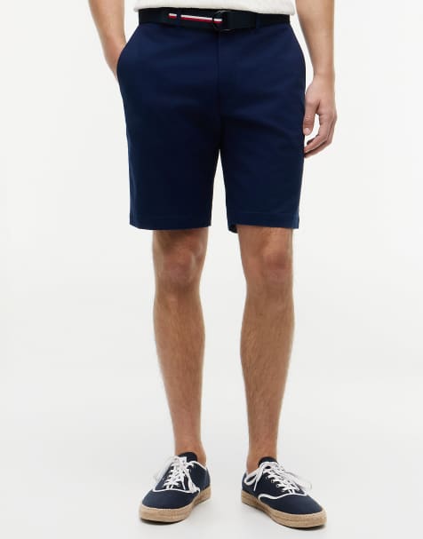 Tommy Hilfiger – Denton – Chino-Shorts in Dunkelblau mit Gürtel, 9,5 Zoll Schrittlänge - view 1