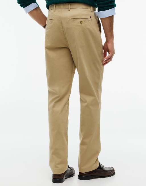 Tommy Hilfiger Denton chino slim droit en sergé kaki western, 4 de 6