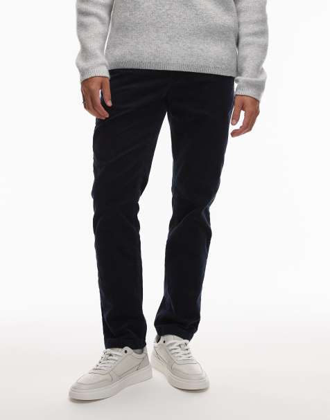 Tommy Hilfiger denton corduroy chino pants in navy - view 1