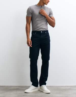 Tommy Hilfiger Denton cotton tapered trousers in navy