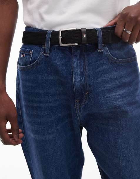 Tommy Hilfiger Denton elastic belt in black - view 1