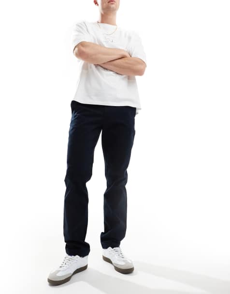 Tommy Hilfiger Denton essential chino trousers in navy - view 1