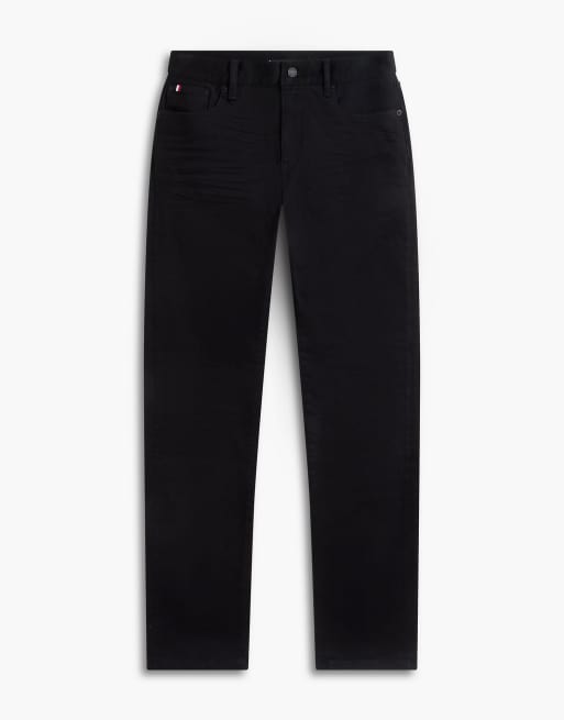 Tommy Hilfiger Denton jean slim droit noir en noir, 7 de 7