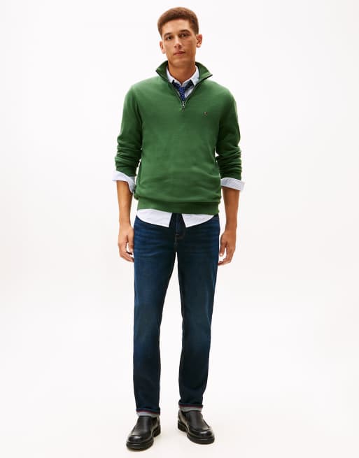 Tommy Hilfiger – Denton – Jeans in Dunkelblau mit geradem Schnitt