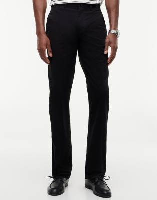 Tommy Hilfiger Herren Schwarz Chinohose "Core Denton Essential", Gr. 32, Länge 36, Twill, Obermaterial: 97% Baumwolle, 3% Elasthan, Unifarben, Ge... - Bild 4