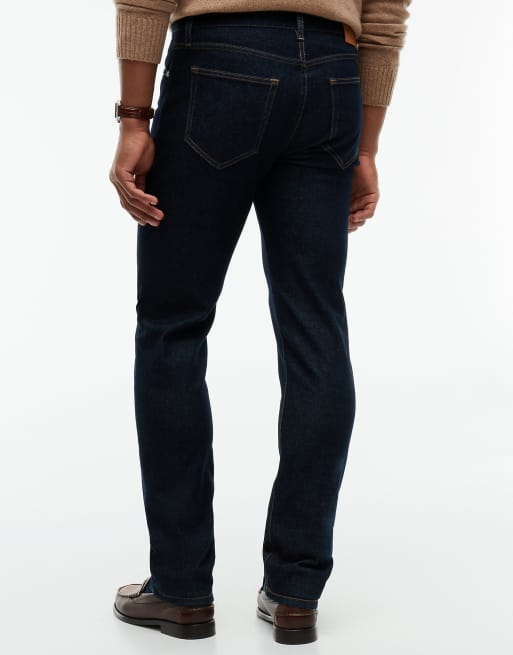 Tommy Hilfiger Denton slim straight jeans in ian indigo brush - dark wash, 5 of 7