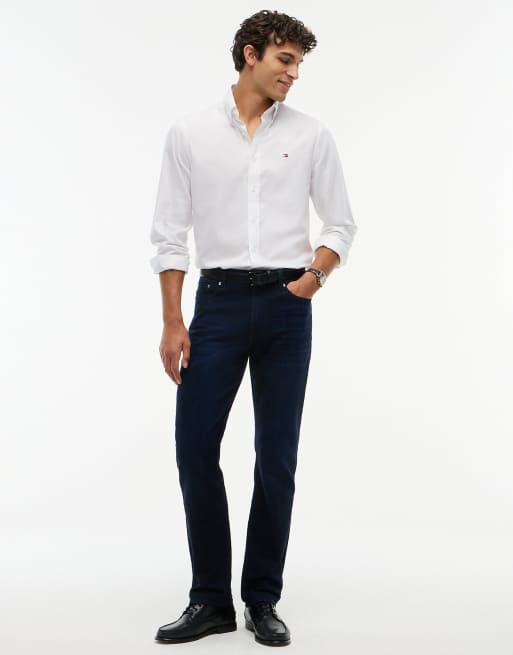 Tommy Hilfiger Denton slim straight jeans in richard blue - dark wash, 2 of 7
