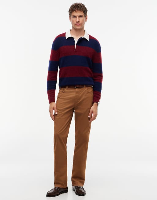 Tommy Hilfiger Denton slim straight leg chinos in timeless tawny, 2 of 6