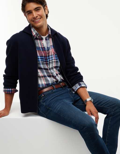 Tommy Hilfiger Denton slim straight leg faded jeans in ezra indigo, 5 of 7