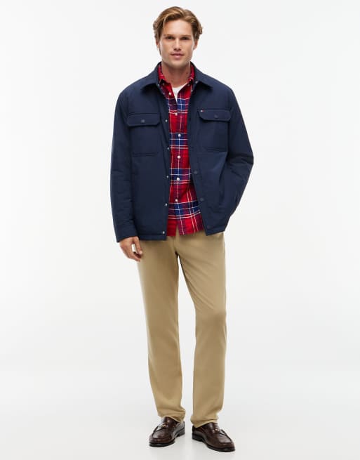 Tommy Hilfiger Denton slim straight leg tech chinos in western khaki, 2 of 7
