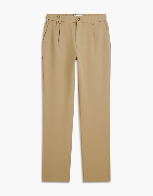 Tommy Hilfiger Denton slim straight leg tech chinos in western khaki, 5 of 7