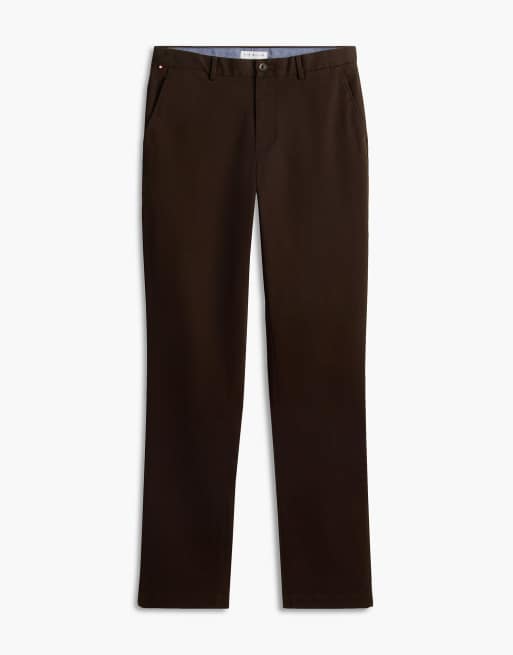 Tommy Hilfiger Denton slim straight leg twill chinos in dark coffee, 5 of 5