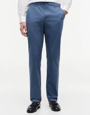 Tommy Hilfiger Denton straight printed structure chinos in dark blue