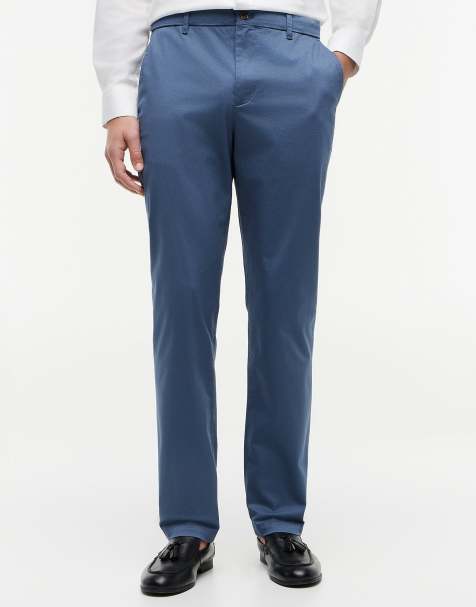 Tommy Hilfiger Denton straight printed structure chinos in dark blue