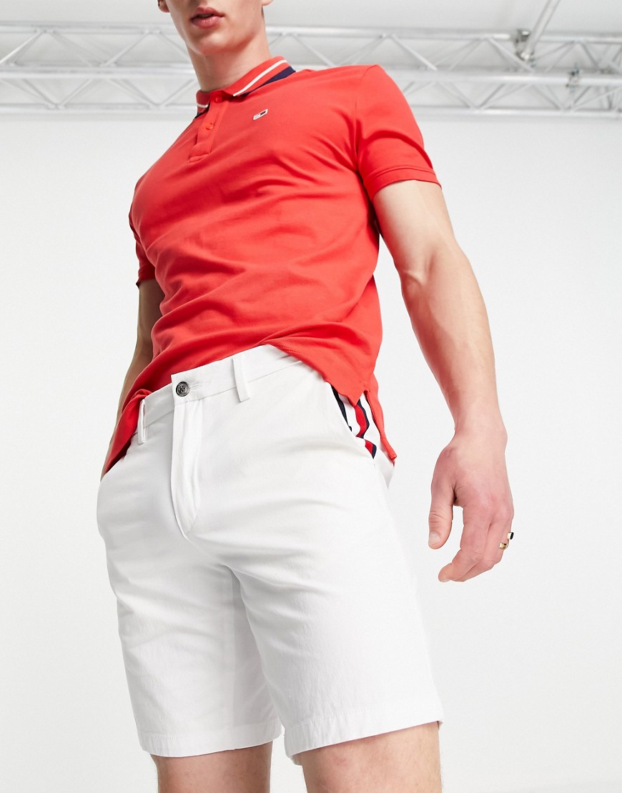 Tommy Hilfiger denton stripe shorts-White