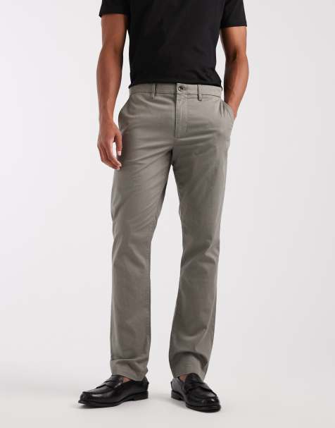 Tommy Hilfiger Denton structured chino pants in grey - view 1
