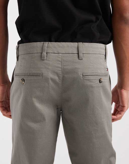 Tommy Hilfiger Denton structured chino pants in grey, 4 of 5