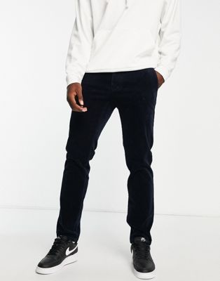 Tommy Hilfiger denton tapered fit corduroy chinos in navy