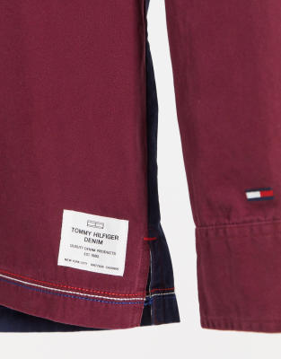 red tommy hilfiger long sleeve